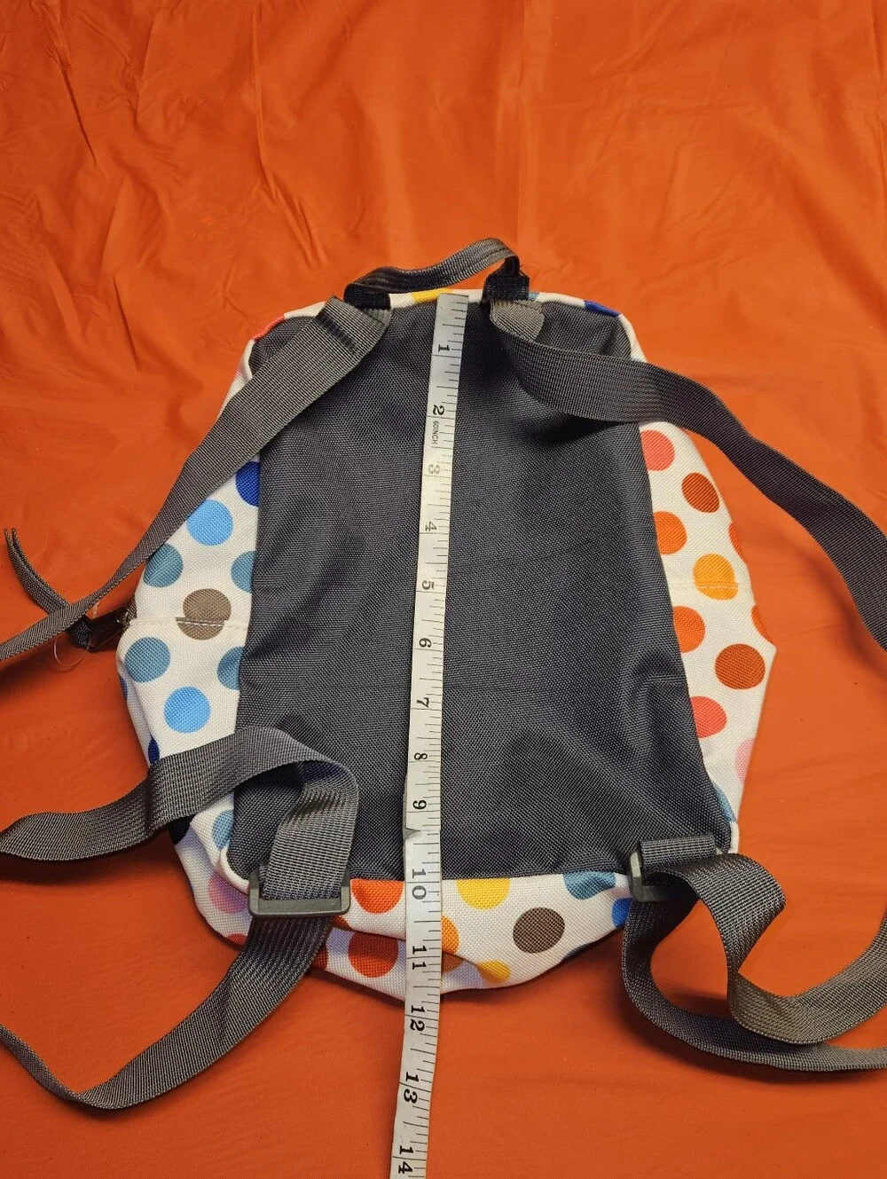 JanSport Trans Rainbow Polka Dot Mini Backpack E.U.C.
